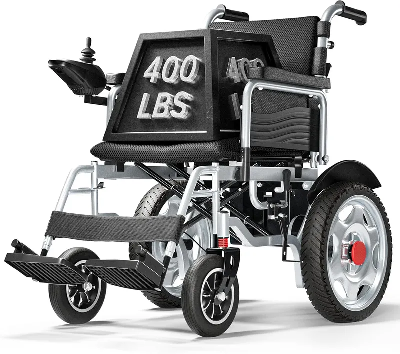 Dahaiy Electric Wheelchair for Adults, Foldable All Terrain Power Wheelchair
